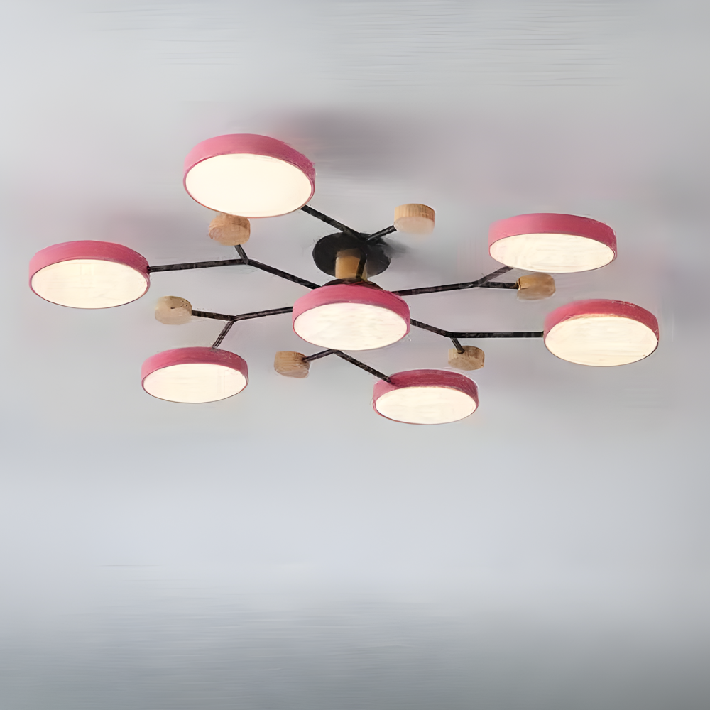 Modern Chandelier Light | Adjustable Brightness Flush Mount for Elegant Home Illumination 14