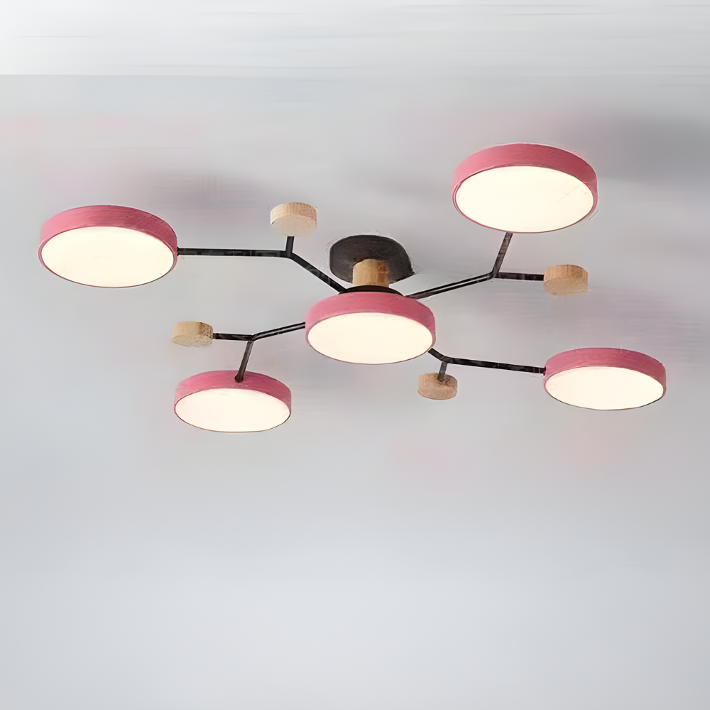 Modern Chandelier Light | Adjustable Brightness Flush Mount for Elegant Home Illumination 16