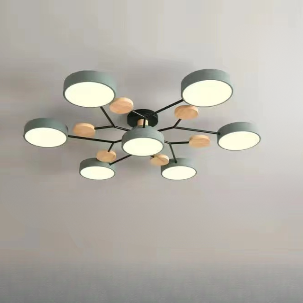Modern Chandelier Light | Adjustable Brightness Flush Mount for Elegant Home Illumination 2
