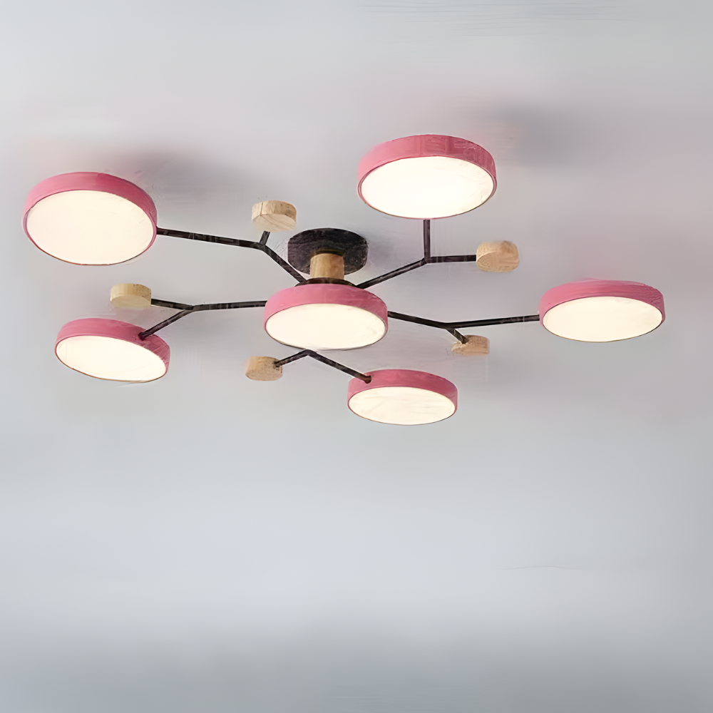 Modern Chandelier Light | Adjustable Brightness Flush Mount for Elegant Home Illumination 20