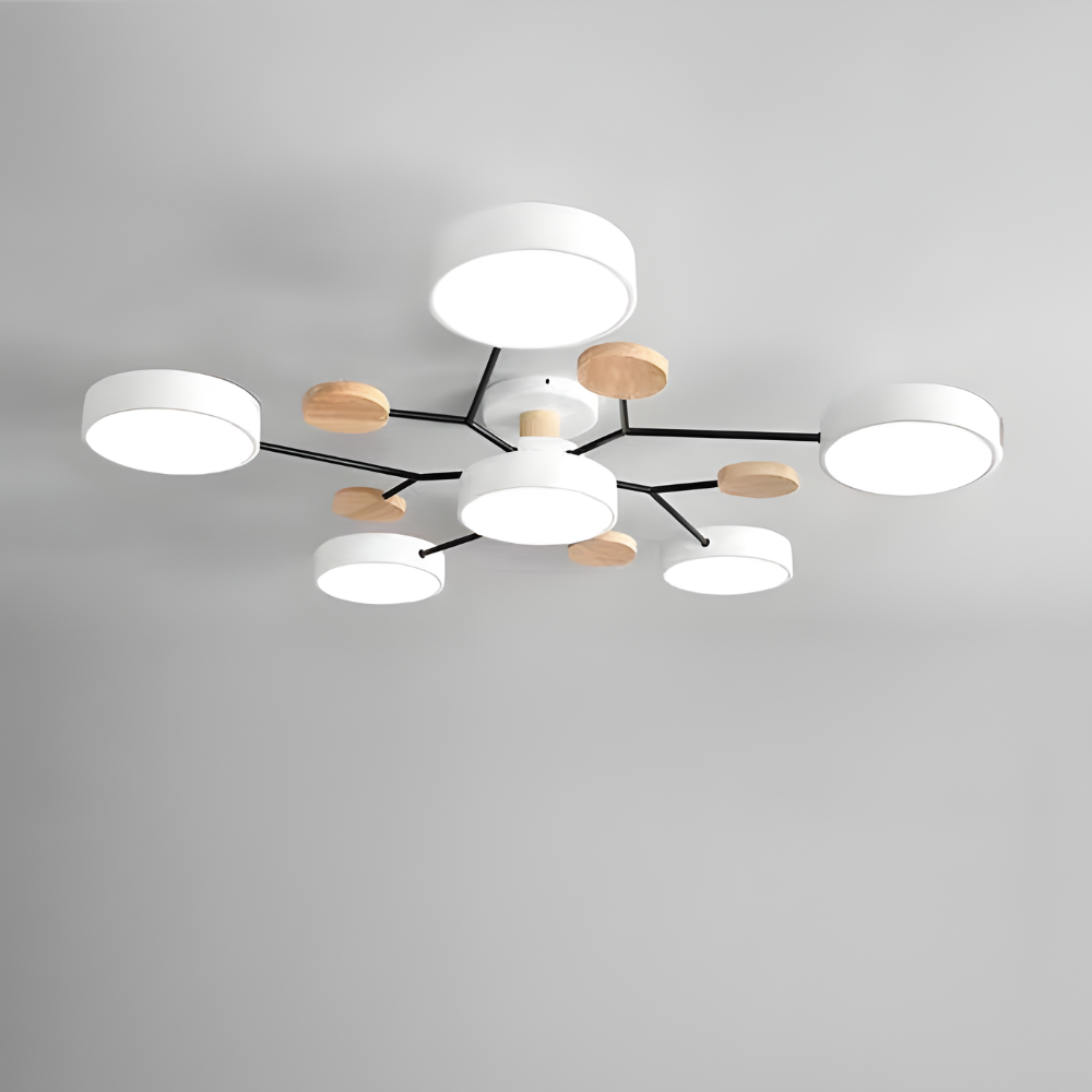 Modern Chandelier Light | Adjustable Brightness Flush Mount for Elegant Home Illumination 22