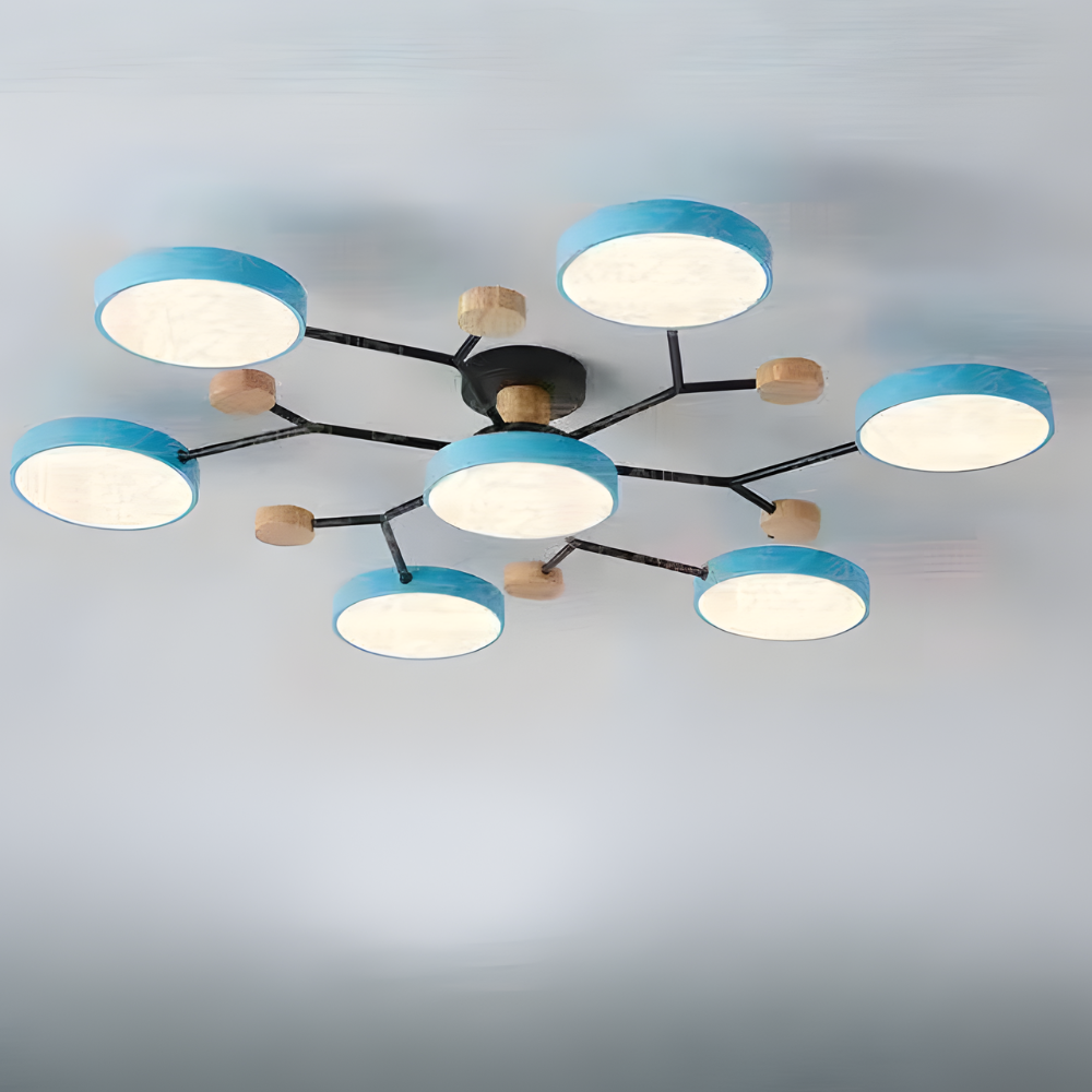 Modern Chandelier Light | Adjustable Brightness Flush Mount for Elegant Home Illumination 23