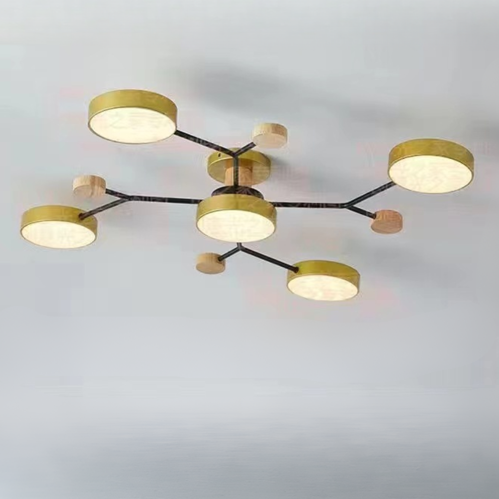 Modern Chandelier Light | Adjustable Brightness Flush Mount for Elegant Home Illumination 24