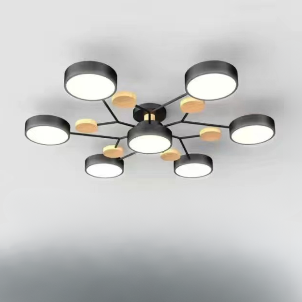 Modern Chandelier Light | Adjustable Brightness Flush Mount for Elegant Home Illumination 26