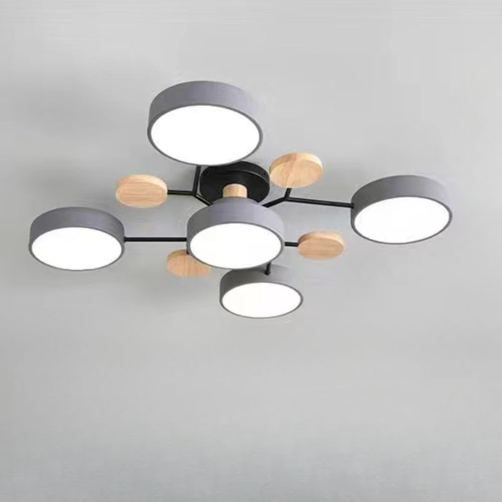 Modern Chandelier Light | Adjustable Brightness Flush Mount for Elegant Home Illumination 4