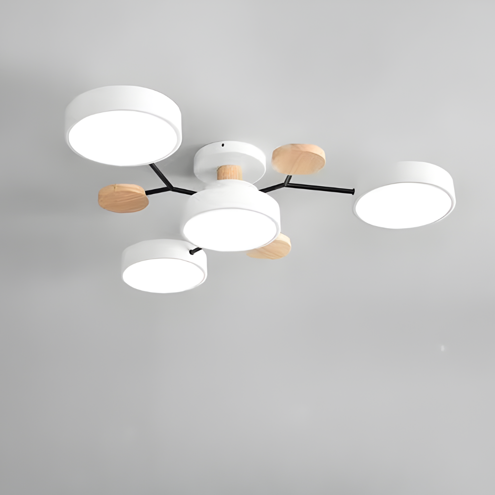 Modern Chandelier Light | Adjustable Brightness Flush Mount for Elegant Home Illumination 7