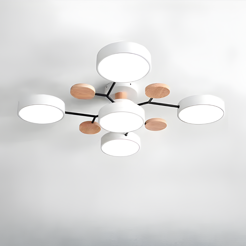 Modern Chandelier Light | Adjustable Brightness Flush Mount for Elegant Home Illumination 8