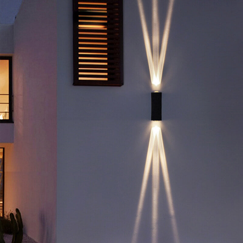 Modern Collection | Black Outdoor Wall Light with Waterproof Design | Energy-Efficient LED Fixture for Stylish Illumination 1