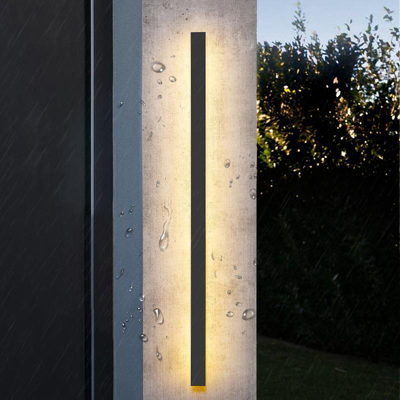 Modern Outdoor Wall Light Sconce with Energy-Efficient LED | Black Design for Enhanced Curb Appeal 1