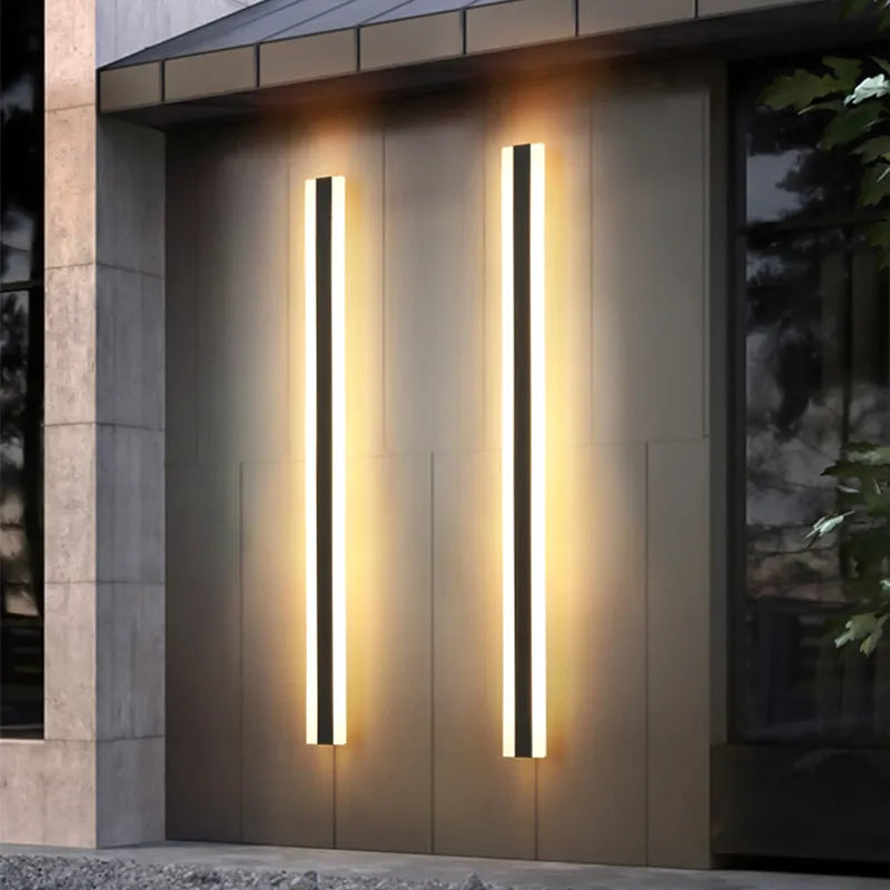 Modern Outdoor Wall Light | Waterproof LED Sconce with Elegant Design | Durable Exterior Lighting for Gardens and Patios 0