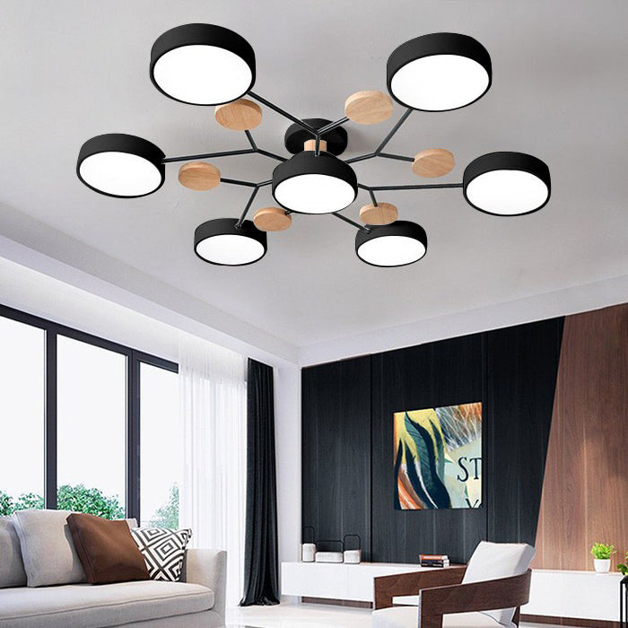Naturalis | Elegant Organic Metal Ceiling Lamp for Dining Room Lights 5