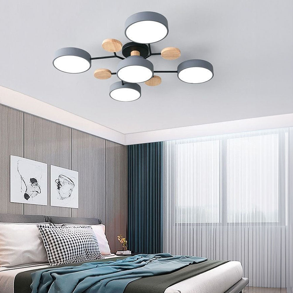 Naturalis | Elegant Organic Metal Ceiling Lamp for Dining Room Lights 6