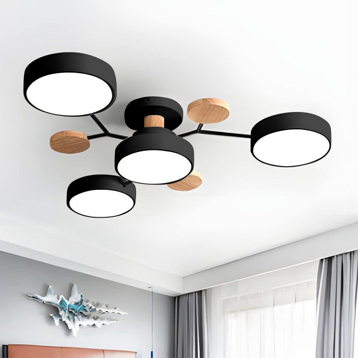 Naturalis | Elegant Organic Metal Ceiling Lamp for Dining Room Lights 9