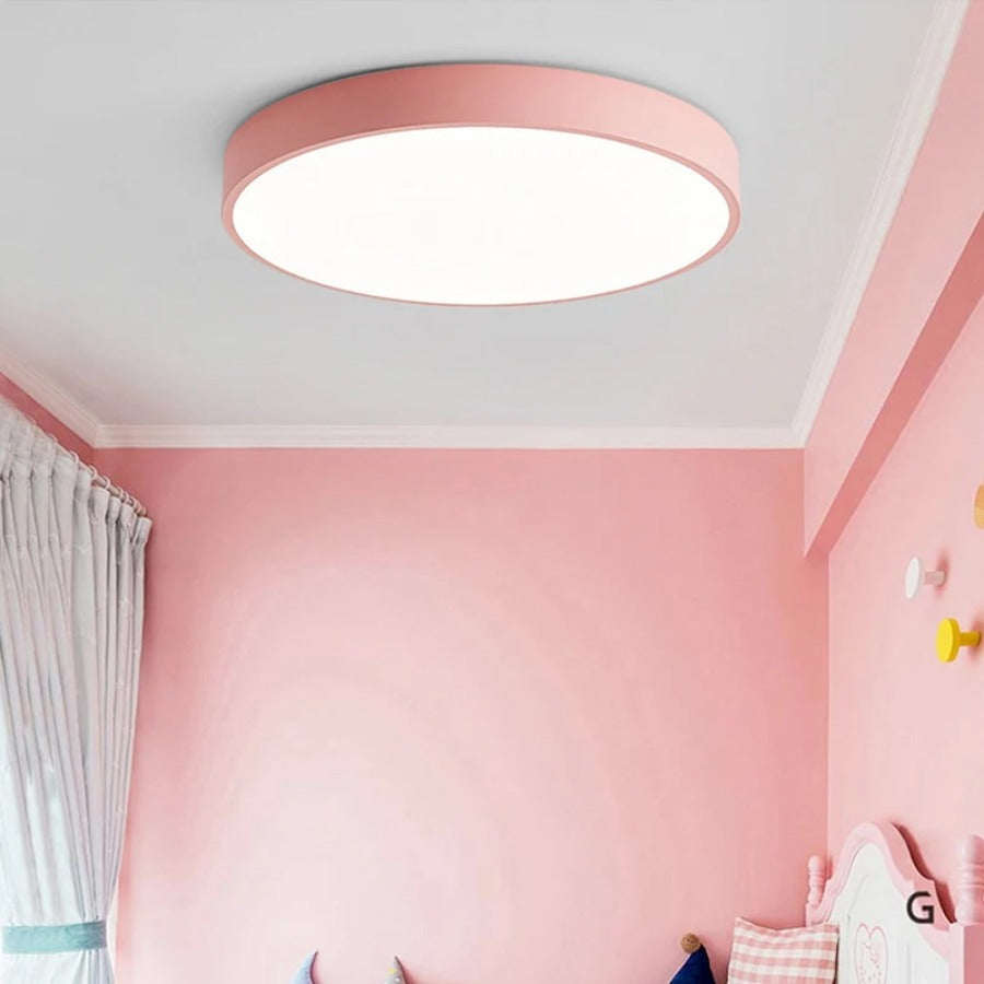 NordicGlow | Cozy Elegant Wooden Flush Mount Ceiling Light with LED 4