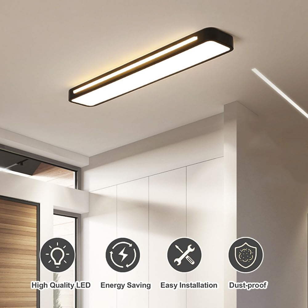 Nordic Minimalist | LED Flush Mount Ceiling Light Fixture with Energy Efficiency | Stylish Illumination for Modern Interiors 2