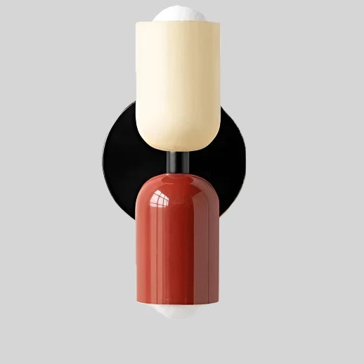 Creamy Glow Wall Lamp | Modern Dual-Light Wall Fixture