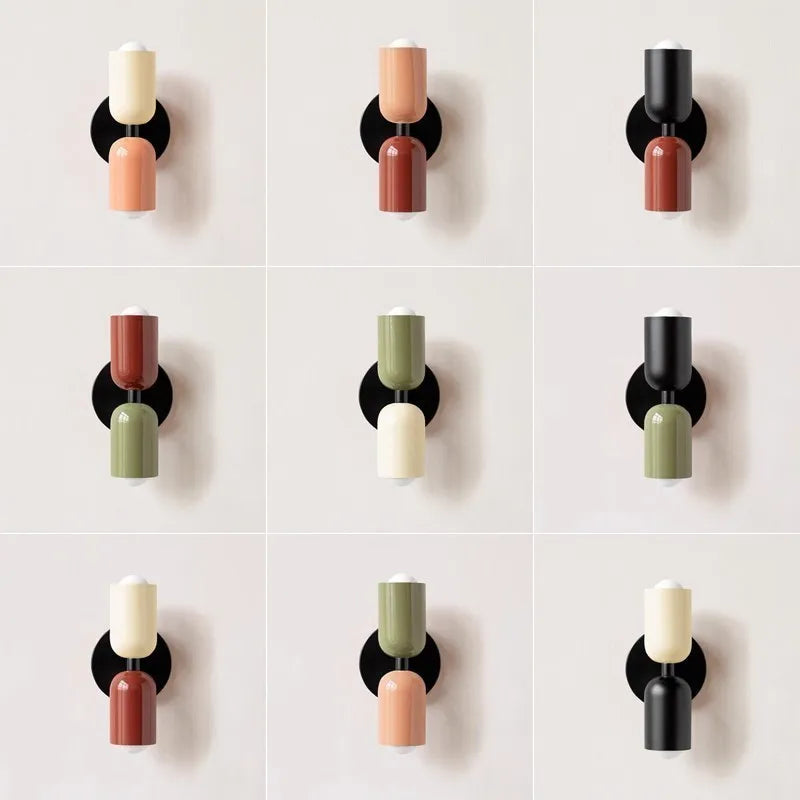 Creamy Glow Wall Lamp | Modern Dual-Light Wall Fixture