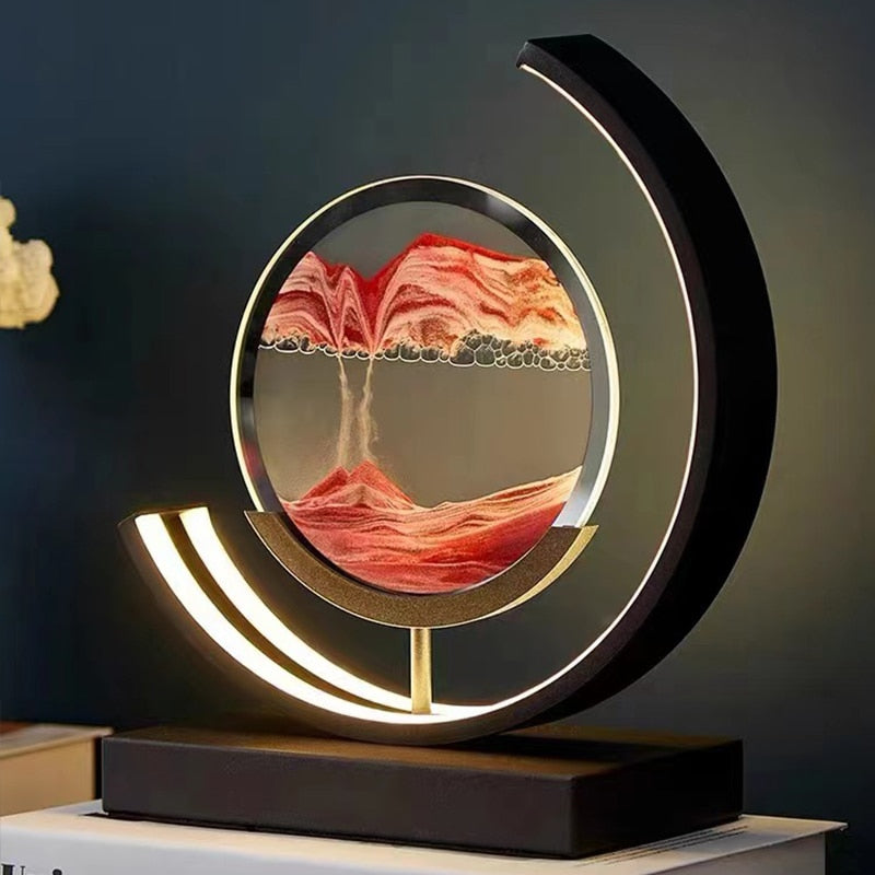 Sandscape | Serene Dynamic Quicksand Table Lamp for Relaxation 1