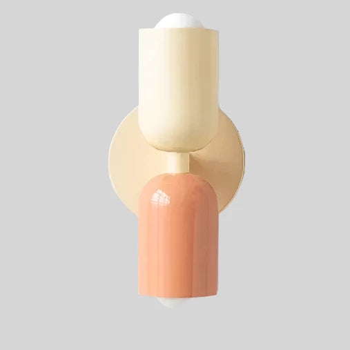 Creamy Glow Wall Lamp | Modern Dual-Light Wall Fixture