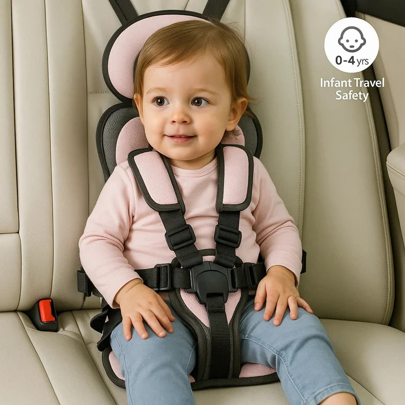 Travel Buddy | Compact Child Car Seat with 5-Point Harness | Lightweight & Foldable for Safe Family Travel 2