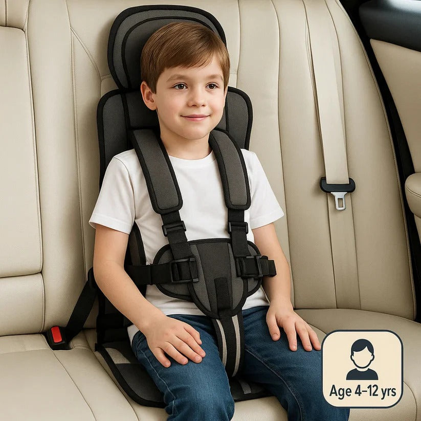 Travel Buddy | Compact Child Car Seat with 5-Point Harness | Lightweight & Foldable for Safe Family Travel 3