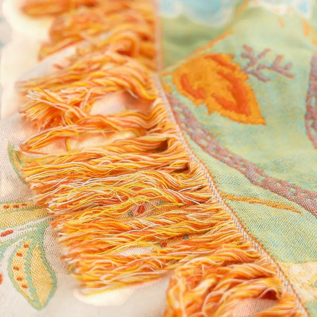 Floral Throw Blanket | Boho
