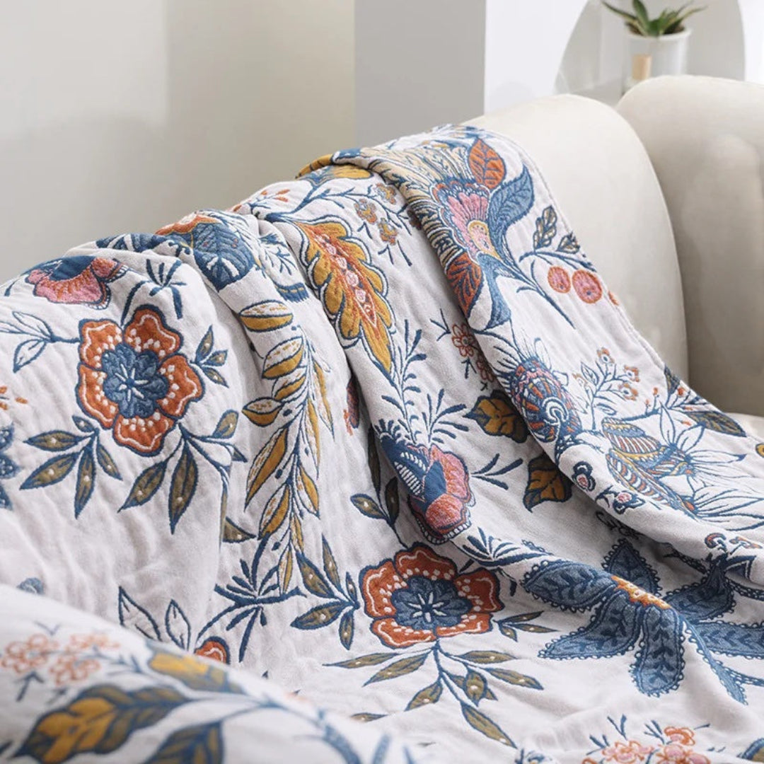 Summer Throw Blanket | Floral