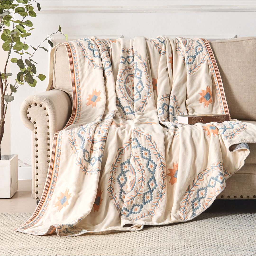 Soft Throw Blanket | Knitted