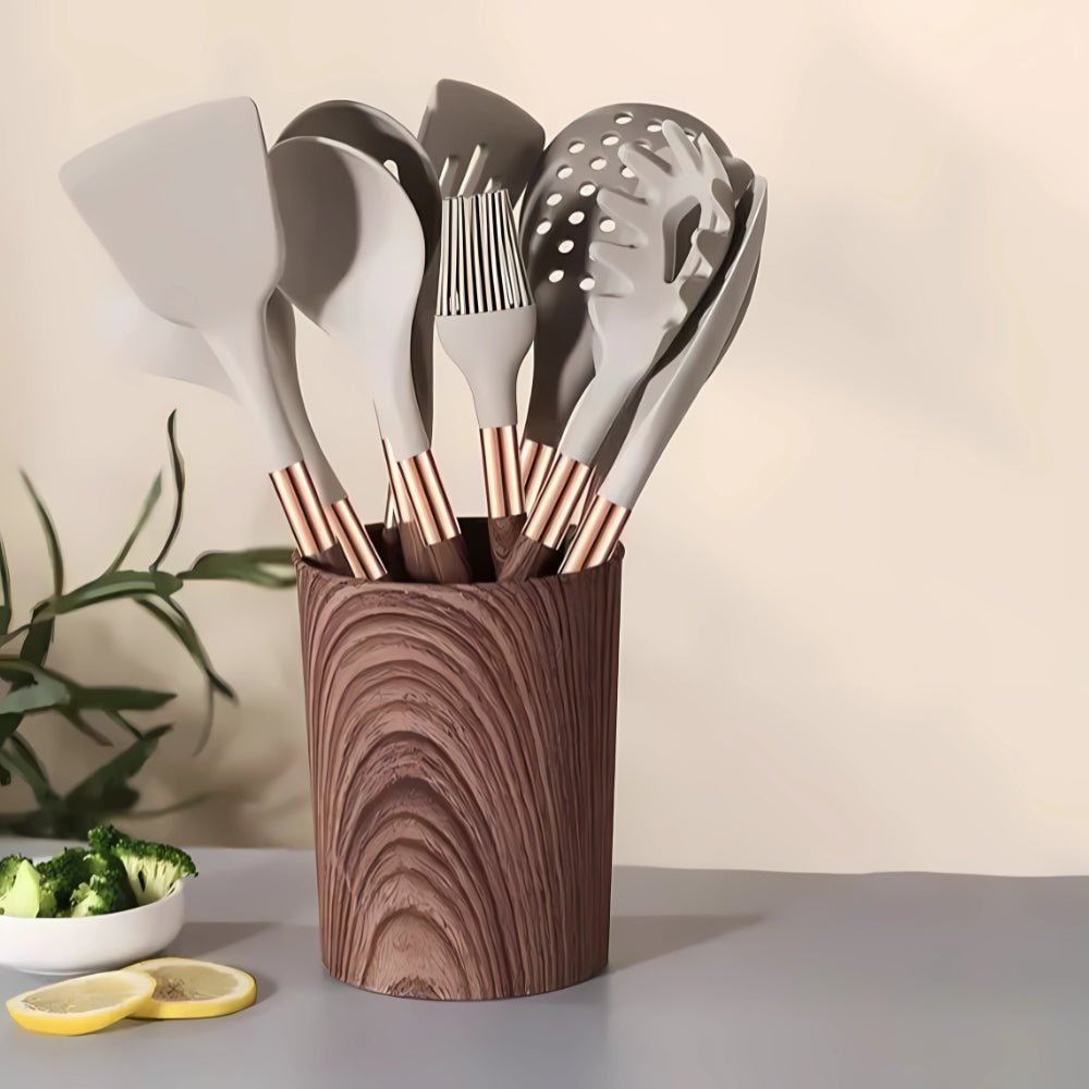 Silicone Kitchen Utensil Set | Heat-Resistant Cooking Tools