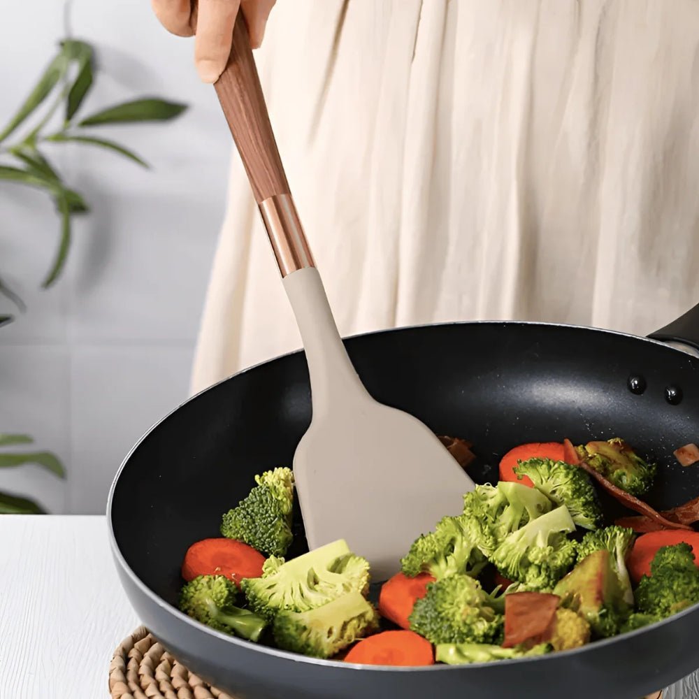 Silicone Kitchen Utensil Set | Heat-Resistant Cooking Tools