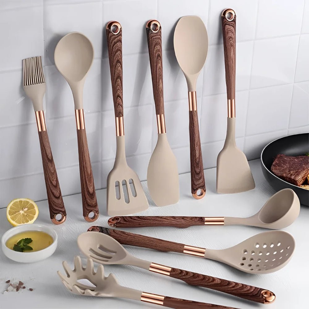Silicone Kitchen Utensil Set | Heat-Resistant Cooking Tools