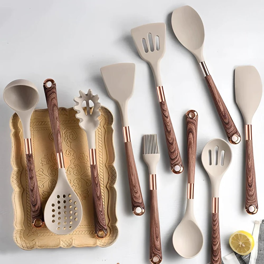 Silicone Kitchen Utensil Set | Heat-Resistant Cooking Tools
