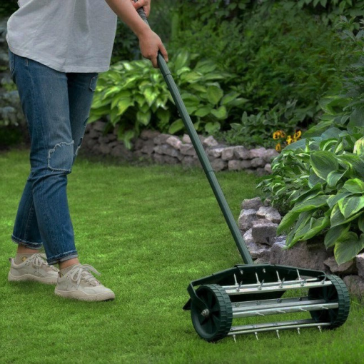 Heavy Duty Manual Lawn Spike Soil Aerator - Chef Quality | Kitchen Tool | Multi-Function